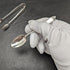Around 1916 British Antique Pure Silver (925 Silver) 6 Teaspoons & Sugar Tong Set in Case Walker & Hall